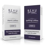 👁️ 10 sets of professional lash lift lotions: perming, curling, and lifting eyelashes - salon grade supplies for semi permanent beauty treatments (10 treatments) logo