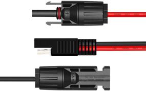 img 3 attached to 🔌 Apoi Solar to SAE Connectors Adapter: 10AWG Cable Connector for RV Solar Panels