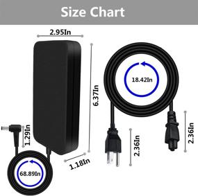 img 2 attached to 💡 High Quality AC Charger: Asus FX504 UX510UW N56J N56VM N56VZ N750 N500 G50 N53S N55 Laptop 19V 6.32A 120W Adapter Power Supply