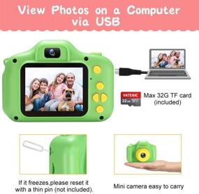 img 1 attached to Детская камера VATENIC 1080P HD цифровая игрушка для мальчиков и девочек 3-10 лет | Лучший детский подарок на день рождения для малыша