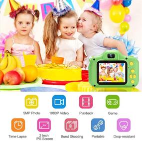 img 3 attached to Детская камера VATENIC 1080P HD цифровая игрушка для мальчиков и девочек 3-10 лет | Лучший детский подарок на день рождения для малыша