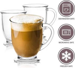 img 2 attached to ☕ QAPPDA KTZB107: Exceptional Beverage Cappuccino Drinkware for Ultimate Enjoyment