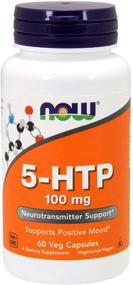 img 4 attached to NOW Supplements 5 HTP 100 Capsules Sports Nutrition
