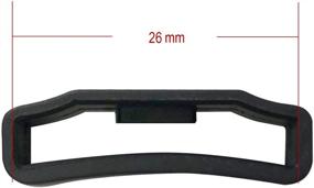 img 1 attached to π Secure and Durable PVC Watch Strap Hoop: Retain Your Garmin Fenix 3 with Confidence
