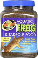 🐸 usa-made zoo med aquatic frog & tadpole food - 12 ounces logo