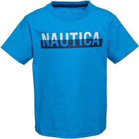 img 1 attached to Nautica Short Sleeve T Shirt Heather Boys' Clothing for Tops, Tees & Shirts