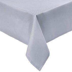 img 4 attached to 🍽️ 52-inch Amazon Basics Polyester Fabric Square Tablecloth - Washable