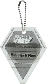 img 1 attached to 📏 Mini Hex N More Keychain Ruler by Jaybird: Compact and Portable Measuring Tool