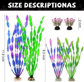 img 1 attached to PTFJZ Plants Artificial Artificial Decoration Ornaments 9Pcs