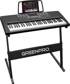 img 4 attached to GreenPro Portable Electronic Keyboard Adjustable