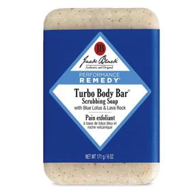 img 4 attached to Men's Grooming Essential: Jack Black Turbo Body Bar Scrubbing Soap - 6 oz | Blue Lotus & Lava Rock Formula