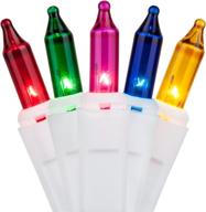 ge string 300 light multi color icicle logo