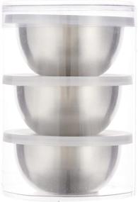 img 2 attached to 🍳 Anchor Hocking Stainless Nesting 6 Piece: Space-Saving Kitchen Essential with Superior Durability