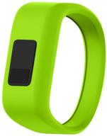 🌿 ancool soft wristbands replacement for vivofit jr/vivofit jr2/vivofit 3 tracker - compatible and kid-friendly (green, large) logo