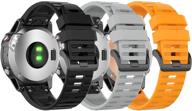 📱 мягкий ремешок quick fit из резины для garmin approach s62/s60, fenix 5/fenix 6, forerunner 935/forerunner 945 – выбор в нескольких цветах логотип