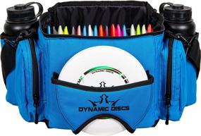 img 3 attached to High-Capacity Soldier Disc Golf Bag by Dynamic Discs: Fits 18+ Discs, On-Deck Putter Pocket, Dual Storage Compartments, Two Water Bottle Holders, Adjustable Padded Shoulder Strap Included