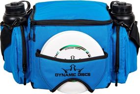 img 4 attached to High-Capacity Soldier Disc Golf Bag by Dynamic Discs: Fits 18+ Discs, On-Deck Putter Pocket, Dual Storage Compartments, Two Water Bottle Holders, Adjustable Padded Shoulder Strap Included