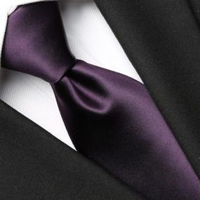 img 2 attached to 🎀 Magnetic Purple Necktie: Amplify Your Style with KissTies Solid Design!