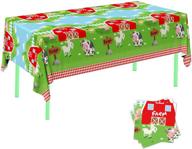 gatherfun disposable tablecloth rectangular decorations logo