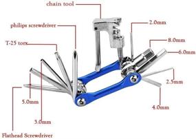 img 1 attached to 🔧 Convenient and Versatile: eoocvt Portable Bicycle Repair Multitool Kit for On-the-Go Bike Maintenance