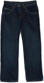 img 2 attached to 👖 Top-quality Big Boys' Loose Fit Straight Leg Jeans by Lee