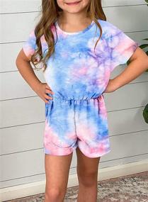 img 2 attached to 👧 Sleeveless Jumpsuit with Pockets for Girls - Actloe Fashion