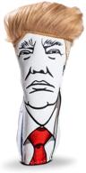 🏌️ pins & aces premium golf club headcover - quality leather, hand-made funny head cover - style and customize your golf bag - tour inspired design, keep america great, donald trump golf theme логотип