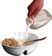 🥣 say goodbye to soggy cereal with the just crunch anti-soggy cereal bowl logo