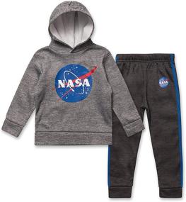 img 4 attached to 🚀 NASA Logo Boys Everyday Active Wear Bundle Pants Set - 2-Piece or 3-Piece options for IML