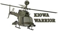 kiowa warrior helicopter прозрачная наклейка логотип