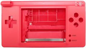 img 1 attached to 🎮 OSTENT Full Repair Parts Replacement Housing Shell Case Kit for Nintendo DS Lite NDSL - Mario Style, Red Color