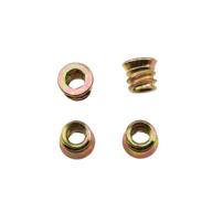 🛠️ homeware essentials: hahiyo screw in nut threaded inserts for easy furniture assembly - zinc alloy, 20x10mm-30p логотип