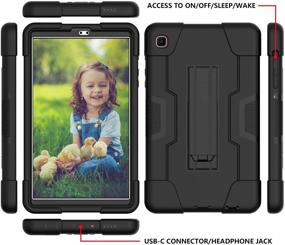 img 1 attached to 📱 Bingcok Heavy Duty Shockproof Case for Samsung Galaxy Tab A7 Lite 8.7 - Full-Body Protection, 2021 Model, SM-T220/SM-T225