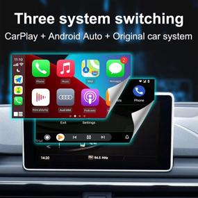 img 3 attached to 🚀 Enhance Your Audi A3 (13-19) with Carlinkit Wireless Carplay Android Auto Retrofit Kit – Ultimate Navigation, Google & Waze Maps, Music, and Mirroring Support