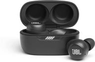 immerse in pure freedom: jbl live free nc+ true wireless noise cancelling headphones with 21h battery & wireless charging - black logo