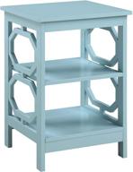 🌊 omega end table, seafoam green - convenience concepts логотип