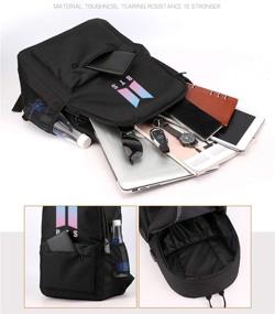 img 1 attached to Рюкзак AliKpop Bookbag Taehyung Jungkook