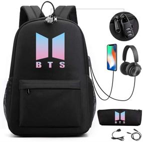 img 4 attached to Рюкзак AliKpop Bookbag Taehyung Jungkook