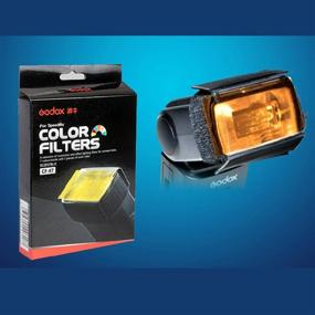 img 1 attached to Enhance Flash Photography with Godox CF-07 7 Color Universal Speedlite Filters Kit