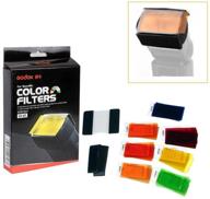 enhance flash photography with godox cf-07 7 color universal speedlite filters kit logo