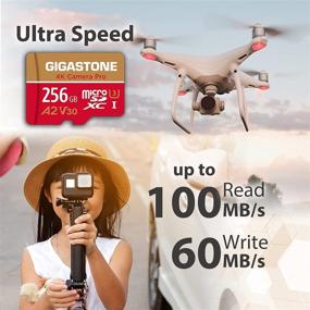 img 3 attached to 📷 Gigastone 256GB 2-Pack Micro SD Card with 5 Years of Free Data Recovery - Ideal for GoPro, Action Cameras, DJI Drones, Nintendo-Switch, and 4K Video Recording - R/W Speeds up to 100/60 MB/s - MicroSDXC Memory Card UHS-I U3 A2 V30