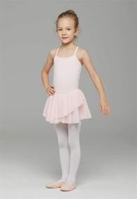 img 1 attached to 🩰 Flutter Sleeve Leotard Ballet Girls' Clothing for Dresses - MdnMd