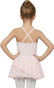 img 3 attached to 🩰 Flutter Sleeve Leotard Ballet Girls' Clothing for Dresses - MdnMd