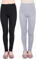 🔥 stay cozy and stylish with irelia cotton fleece leggings - perfect winter attire for girls logo