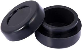 img 2 attached to 50-Pack of Black 5ML Non-Stick Silicone Wax Containers - Multi-Use Storage Jars for Oil Concentrates