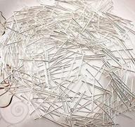 ✨ 300-piece silver plated flat head pins findings for jewelry making - vndeful, 35mm logo