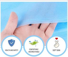 img 2 attached to 🛏️ Healthcom 20 Pcs Disposable Massage Bed Sheets: Non-Woven Fabric Stretcher Covers for Spa, Tattoo, Hotels, Beauty Salons | Blue 70 x 31.5 inch Massage Table Sheets