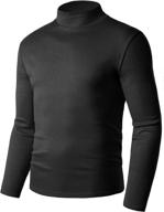 derminpro mens thermal turtleneck t shirt sports & fitness and other sports logo