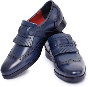 img 3 attached to Lethato Wingtip Brogue Kiltie Loafer