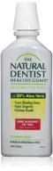 🦷 the natural dentist: healthy gums antigingivitis rinse, peppermint twist - pack of 2, large 16.9 ounce bottles! logo